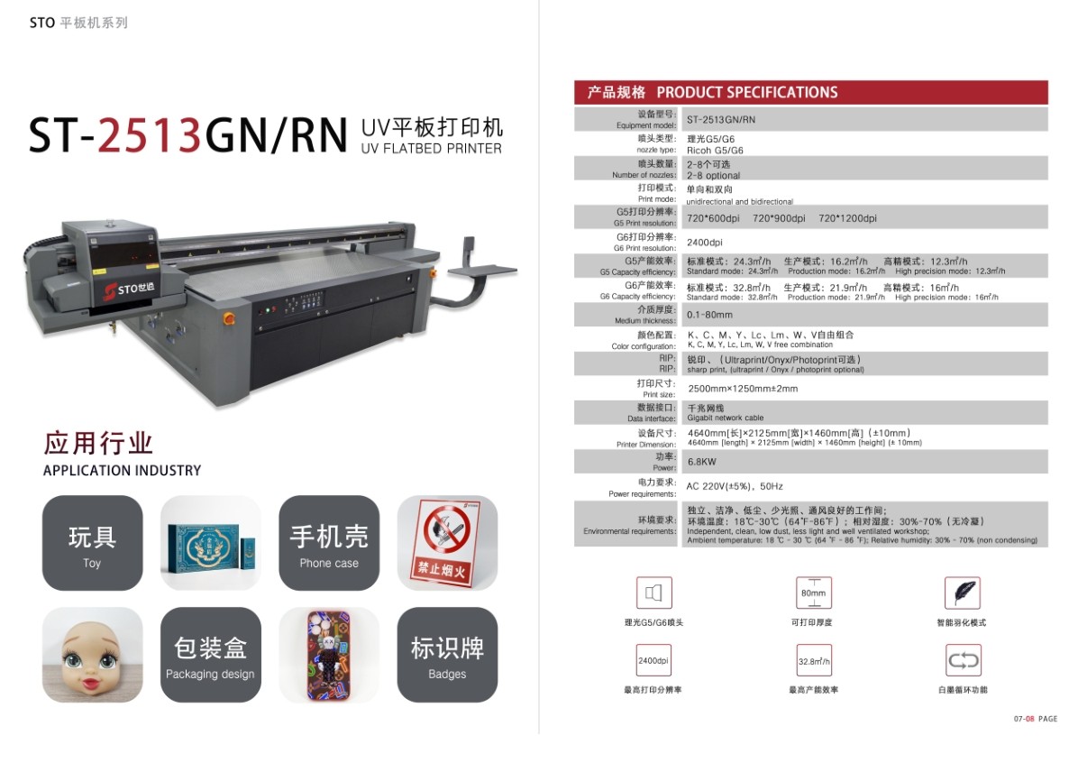 1臺UV打印機打印10種效果，UV平機打印機常見的打印效果